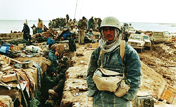 Iranian soldier in the Iran-Iraq War.