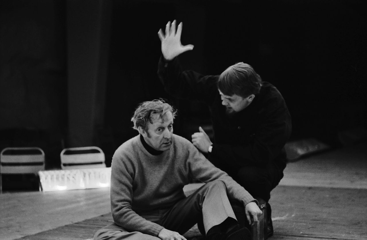 Kalle Holmberg is seen here directing Friedrich Schiller's 'Rosvot' (The Robbers) at the Helsinki City Theater.