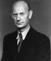 Norwegian politician Einar Gerhardsen black and white portrait