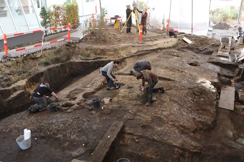 Excavation in Ribe, Denmark.
