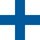 Icon of the Finnish flag.