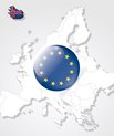 The logo of the EU 