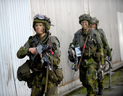 Försvar [Defense] in Sweden.