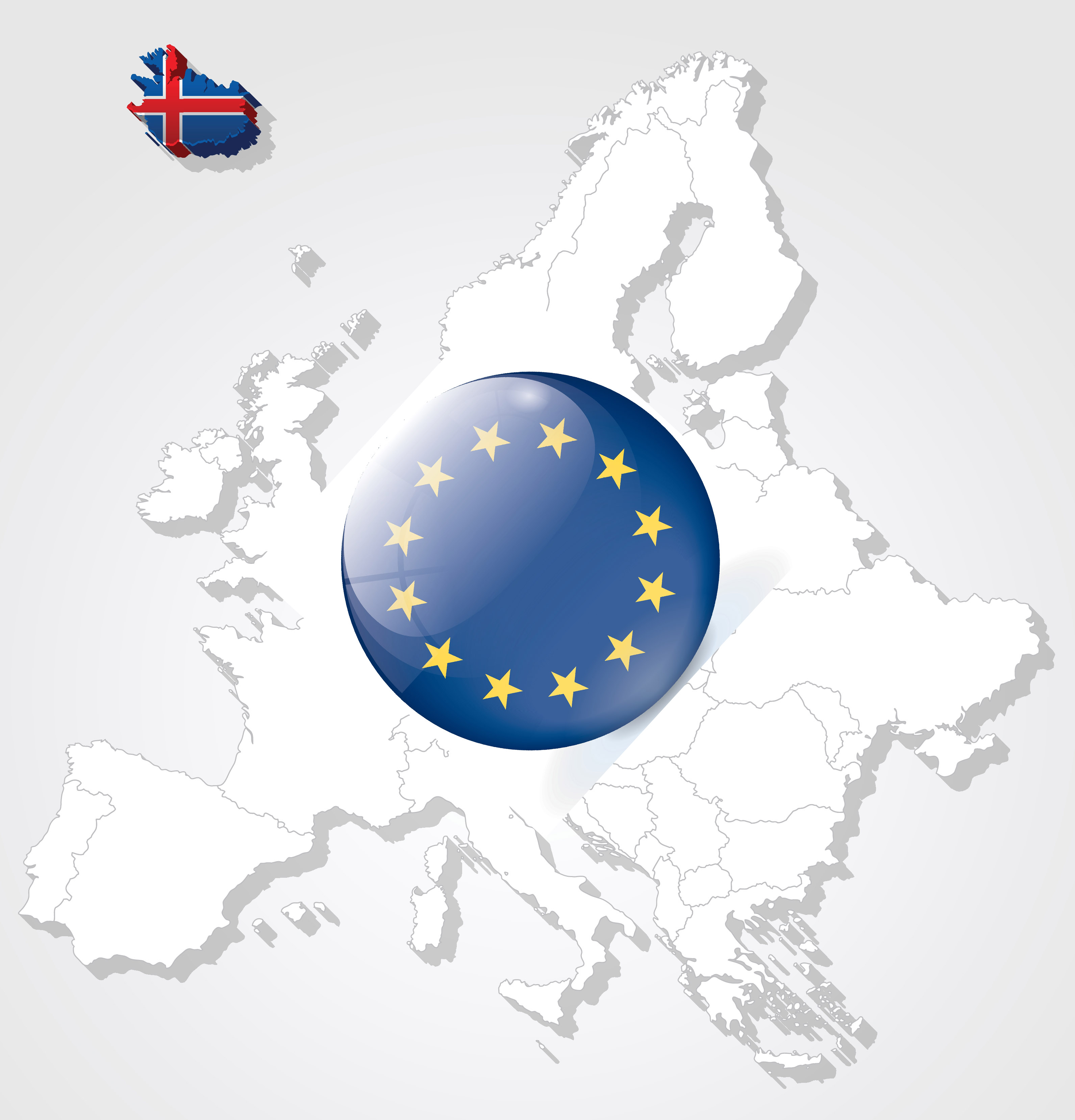 The logo of the EU 