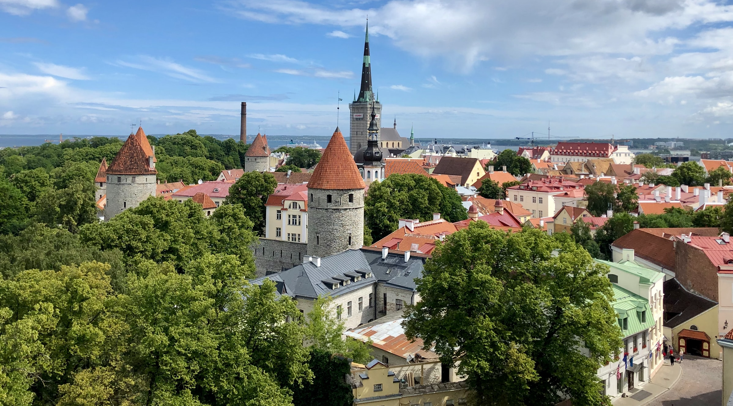 A birds view of a european city