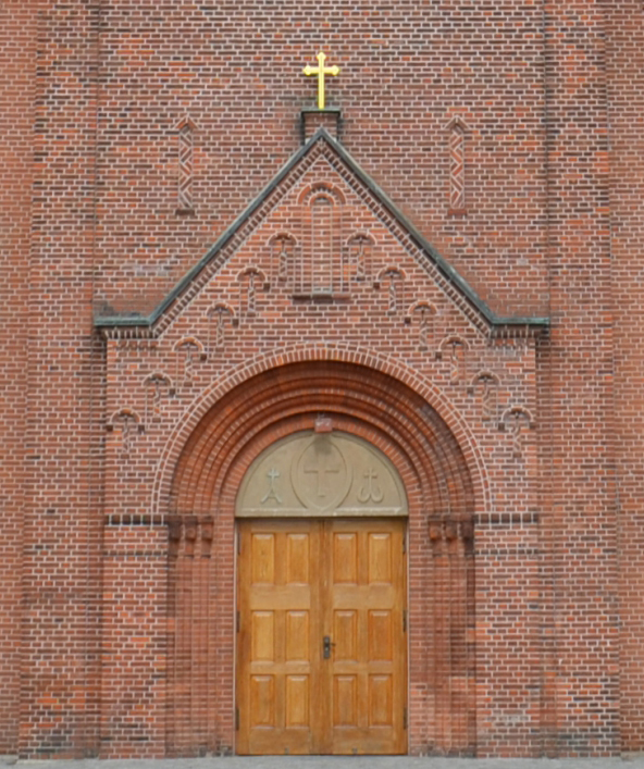 A door to a church