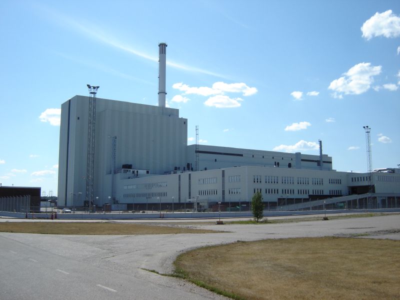 Forsmark nuclear power plant in Sweden.