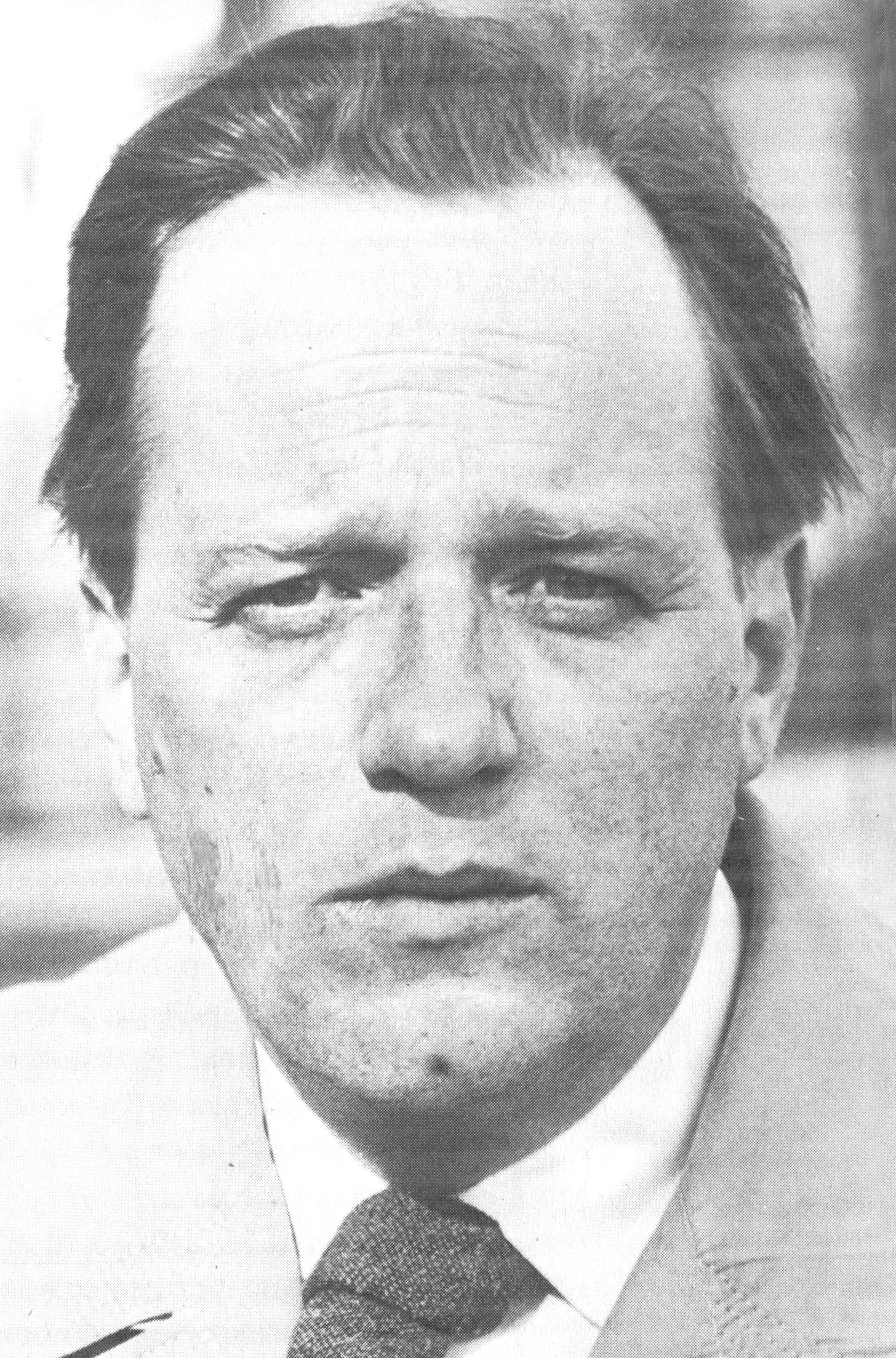 Portrait of Lars Ahlin c. 1960. Photo: unknown. Wikimedia Commons (Public Domain).